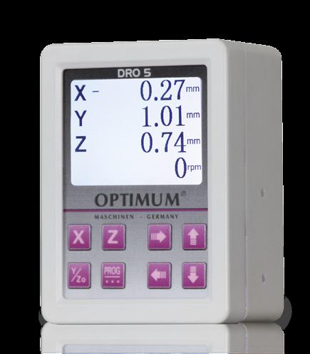 APPARECCHI DI MISURAZIONE MEASURING DEVICES SISTEMA DI MISURAZIONE MAGNETICO DIGITALE DI QUOTE A 3 ASSI DRO 5 DIGITAL 3 AXES MAGNETIC MEASURING SYSTEM DRO 5 Visualizzatore di quote digitale, a 3