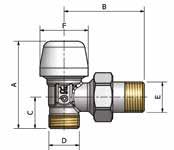 1PADTL15C Detentore dritto attacco rame/multistrato ½ x16x½ ADATTATORI made in Italy 1PAATC1610 Adattatore preassemblato per tubo rame fil. ½" mis.