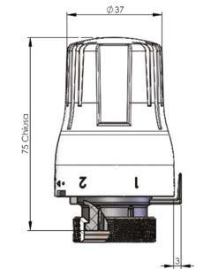 Made in Italy 1PAAEDS Attuatore elettrotermico