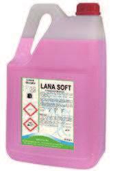 6 pz x 2 kg - 4 pz x 5 kg - 1 pz x 10 kg LANA SOFT Detergente liquido per lana e tessuti delicati Detergente liquido per il lavaggio a mano ed in lavatrice dei tessuti in