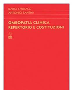 Introduzione autore Omeopatia clinica repertorio e costituzioni Autore Dario Chiriacò Antonio Santini Editore Nuova Ipsa Editore Anno di Stampa 10/2008 EAN 9788876763779 Questo lavoro nasce dal mio