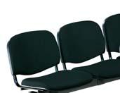 ISO E 63 Sedia conferenza o attesa imbottita con braccioli Upholstered conference or waiting room chair with armrests 52 7 (per sedia) 02 70 x 51 x h.