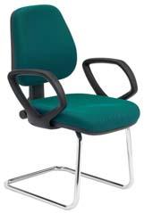 TRIS O 98 45 / 55 58 Poltrona operativa ergonomica con braccioli Elevazione gas Workstation ergonomic chair with armrests Gas lift mechanism. 307,00. 317,00. 327,00.