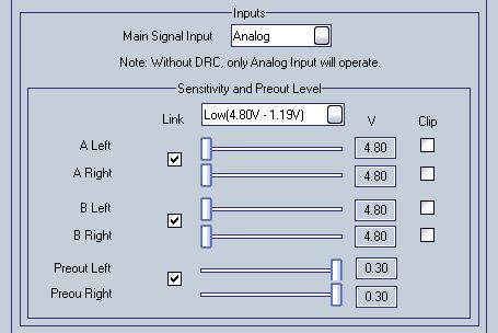 ADVANCED MANUAL / ACNet ACNet - Audison Control Network Amplifier Setting: Sensitivity and Preout