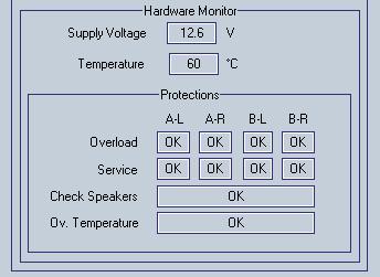 Bias and Power - User preset: riporta la modalità di funzionamento selezionata nel Dual Power Setting, nel caso del TH quattro viene mostrata sia quella dei canali A che dei canali B.