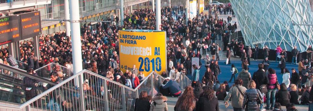 FIERA MILANO La struttura e i servizi di una grande fiera internazionale in una collocazione strategica che permette un sostanziale allargamento del pubblico a livello nazionale e internazionale.