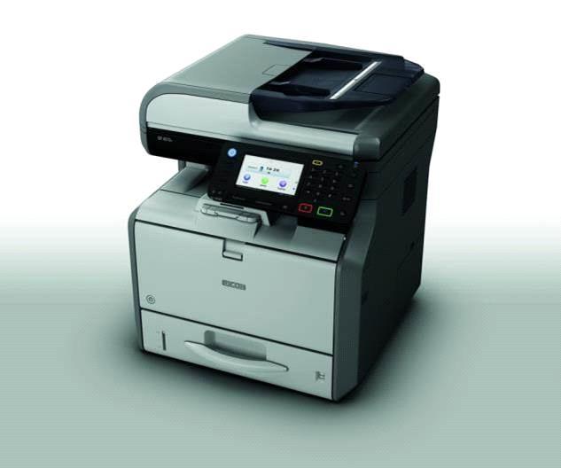 SP 4510SF Multifunzione LED Monocromatico A4 Funzionalità Copia, stampa, scansione a colori, fax Velocità di stampa 40 ppm Tempo di uscita della prima Inferiore a 6 sec.