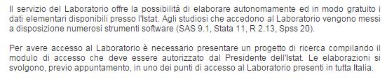 ADELE: Laboratorio per l'analisi dei Dati ELEmentari http://www.istat.