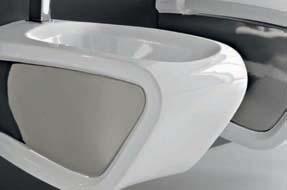 back to wall bidet hi10 vaso a terra bianco / viola white / violet back to