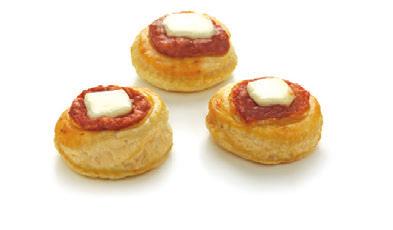 Pizzetta sfoglia con mozzarella PIZ2015 g 1000 g 20 4 conf.