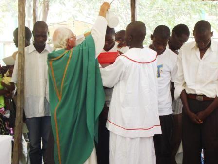 3 rd October Ten children from the centre who had been undergoing instructions by Br. David were baptized at Kiranda Parish at a ceremony presided over by one of the parish priests, Fr. Claudio.