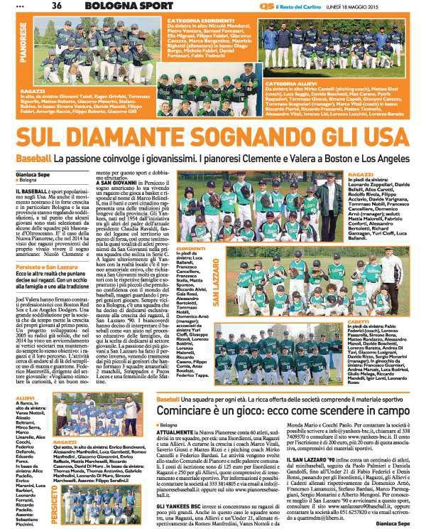 Pagina 36 Cominciare è un gioco: ecco come scendere in campo Bologna ATTUALMENTE la Nuova Pianorese conta 60 atleti, suddivisi in tre squadre, per età: una Esordienti, una Ragazzi e una Allievi.