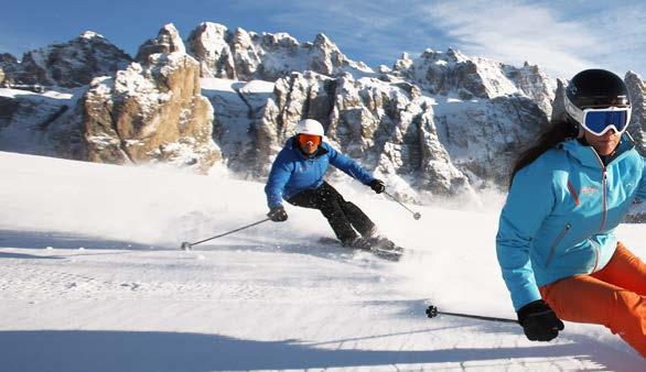 CARNEVALE IN VAL GARDENA emozioni formato gigante 7 giorni con pensione a ¾ firmata Dosses Comfort con merenda pomeridiana Vitalpina 2 programmi fitness assistiti con professionalità Wellness