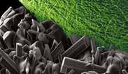 I ricercatori Kerakoll hanno ideato un armatura tridimensionale superficiale, composta da fibre in Poliammide a lunghezza predefinita, che presentano una rugosità nanometrica calibrata per assicurare