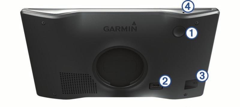 Installare il dispositivo nel veicolo e collegarlo all'alimentazione (Installazione e alimentazione del dispositivo Garmin DriveSmart nel veicolo, pagina 1).