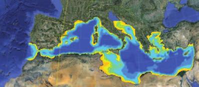 La maggiore risoluzione verticale ha permesso di includere anche l Adriatico settentrionale che nella prima versione del modello non era presente come conseguenza della bassa profondita che lo