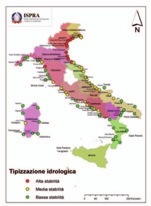 Figura 1: Tipizzazione delle acque marino costiere italiane sulla base della stabilità verticale della colonna d acqua. Fonte: Elaborazione ISPRA su dati forniti dalla Banca dati Si.Di.Mar.