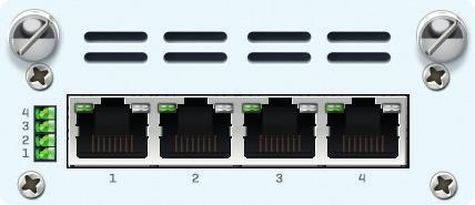 porte GbE SFP (solo per XG 750 e 2) Modulo FleXi Port a 2 porte 10 GbE SFP+ (solo per