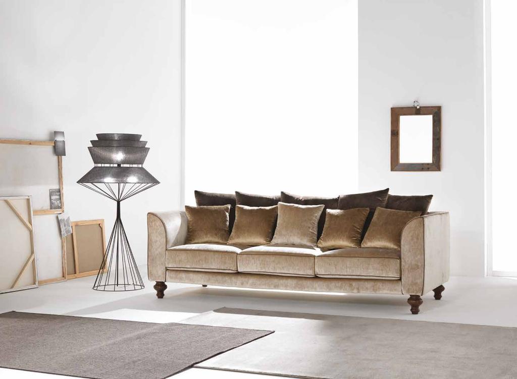 Style Contemporary 3 posti L. 123 - P. 100 - H. 80 3 - seater sofa L. 123 - P. 100 - H. 80 2 posti L. 123 - P. 100 - H. 80 2 - seater sofa L.