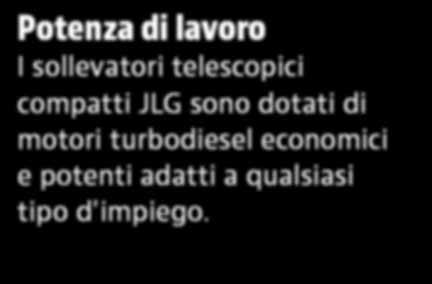 sospensione gli permette di lavorare comodamente.