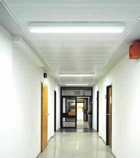 Sistema F3 Dual + Metallo AMF THERMATEX Costruzione Il controsoffitto con protezione antincendio indipendente Sistema F3 Dual + Metallo soddisfa tutti i requisiti per le classificazioni dei