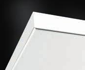 24 x 12 mm, 43 mm 2, kg alluminio alluminio anodizzato, colori RAL pendinatura con cavi Design di superficie Classic: nobilitato con velo acustico bianco Colour: nobilitato con velo acustico colorato