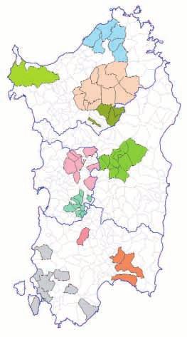 Programma Integrato d Area Cagliari CA 03-2D - Centro cerealicoltura CA 07-3B - Sud-Ovest sistema turistico culturale Ca 13-5C - Est - Serpeddì è ancora attivabile Nuoro NU 05 - Infrastrutture e