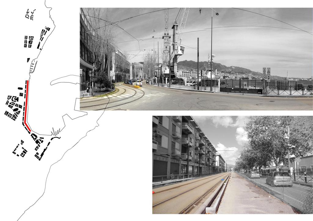 CORTINA DEL PORTO: varianti della sezione stradale Dalla Stazione