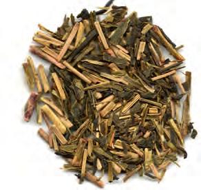 3298 1 Kg 18,00 75-80 1'-2' HOJICHA BANCHA SPECIAL FOGLIE TOSTATE È un tè verde giapponese di colore particolarmente ambrato che lo distingue immediatamente dagli altri tè verdi.