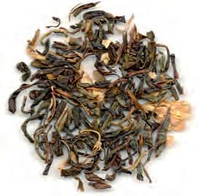 Per questi tipi di tè detti scented (hua cha in cinese) non vengono usati aromi, ma si mescolano i fiori alle foglie di tè che ne assorbono la fragranza.