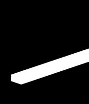 Ad esempio 4 supporti per 2m di profilo) kit for Strip LED made of galvanized steel white painted.