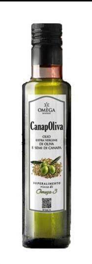 OLIO DI CANAPA E OLIVA OMEGA BENESSERE OLIO EXTRAVERGINE DI OLIVA CANAPOLIVA CanapOliva è il nuovo Olio Extravergine di Oliva del benessere al miglior prezzo.