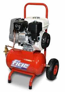 Motocompressori Petrol enge air compressors S1504 LxPxH l l /m CFM m 3 /h bar psi HP PAC S15 1448241000 2,5 275 9.