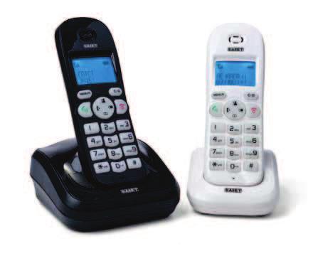 TELECOMUNICAZIONI TELEFONI CORDLESS VEGA Telefono cordless Dect Gap con ampio display e tasti grandi ECO mode: basse emissioni radio Ampio display