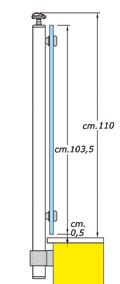 SU501 SU527 SU525 MATERIALE OCCORRENTE PER REALIZZARE 2,5 METRI LINEARI NECESSARY MATERIAL TO PERFORM 2,5 LINEAR METRES N 3 SU501 Supporti per il fissaggio a fronte soletta Supports for front insole