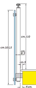 MODELLO / MODEL RING C FISSAGGIO FRONTE SOLETTA E VETRO ESTERNO FRONT BASE AND EXTERNAL GLASS FIXING SIA PER USO INTERNO CHE ESTERNO BOTH FOR INTERNAL AND EXTERNAL USE PS214 SU512 SU515 SU513 CORRI