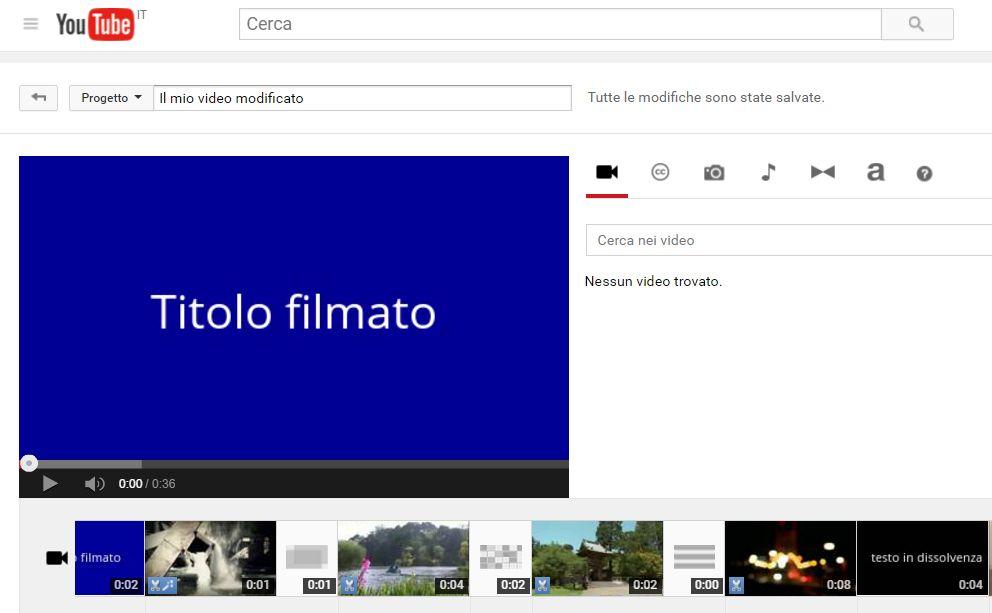 Permette di montare dei video, tagliando le scene, aggiungendo le foto, l audio, il testo e gli effetti di