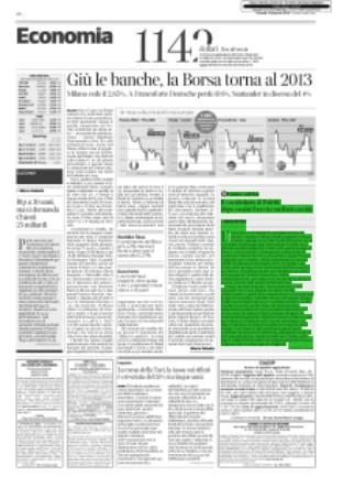 Tiratura 11/2015: 395.884 Diffusione 11/2015: 308.087 Lettori Ed.