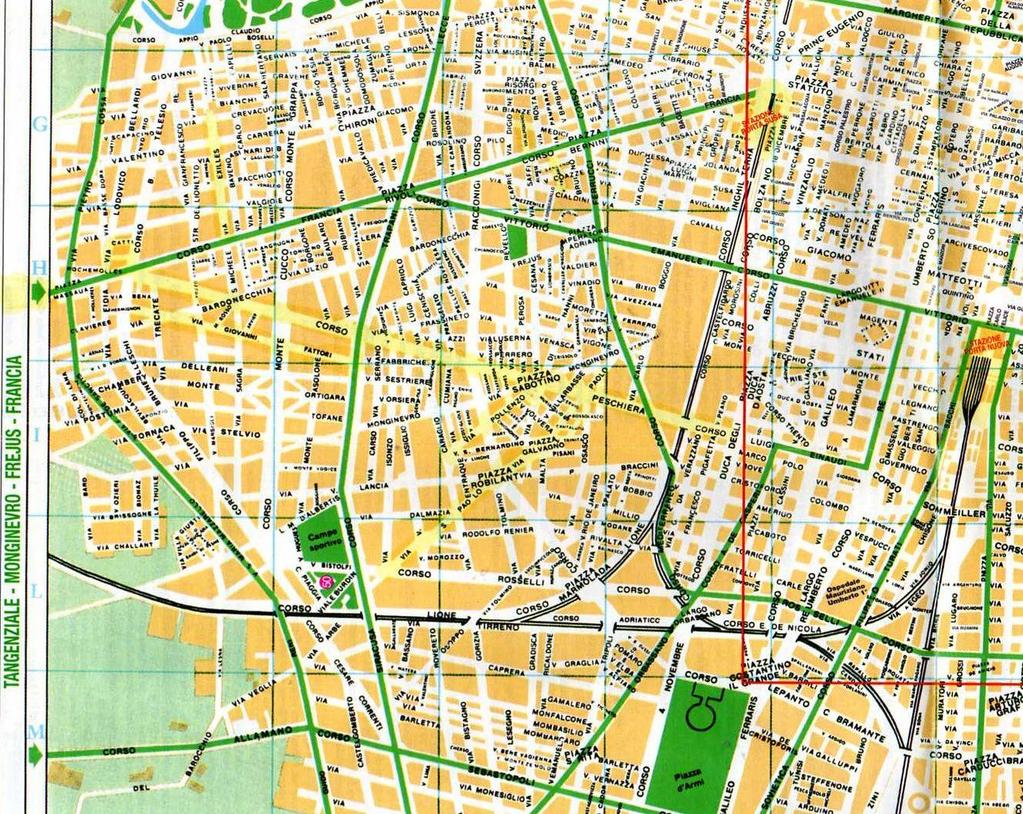 MAPPA TORINO Le tavole cartografiche della tua città: 11 4 5 6 7 1 2 3 8 9 10 DOVE SIAMO: Pagine 1) - CIRCOLO E.N.S. e G.S.S.TORINO Corso Francia, 73 angolo Via Trana, 3-10138 Torino Pagine 2) - STAZIONE - (P.