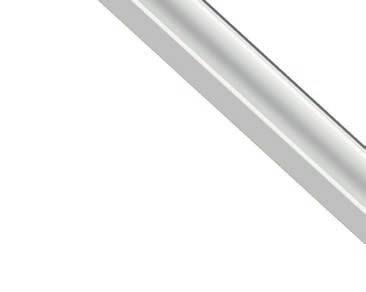 PROF62N NEW Strisce a LED da pag. 106 a pag. 124 Profilo angolare in alluminio anodizzato grigio argento. Adatto in tutte quelle applicazioni angolari ottenendo una emissione di luce con angolo a 100.