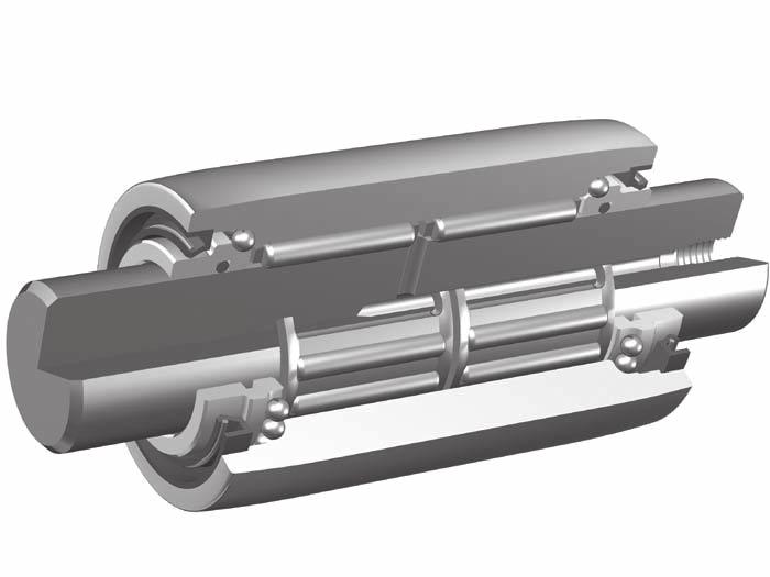 ROTELLE CON GABBIE A RULLINI COMBINATI A SFERE PER LAMIERE IN ACCIAIO INOX YOKE TYPE TRACK ROLLERS WITH CYLINDRICAL ROLLER AND BALL CAGES FOR STAINLESS STEEL SHEET > Anelli esterni Outer Rings >