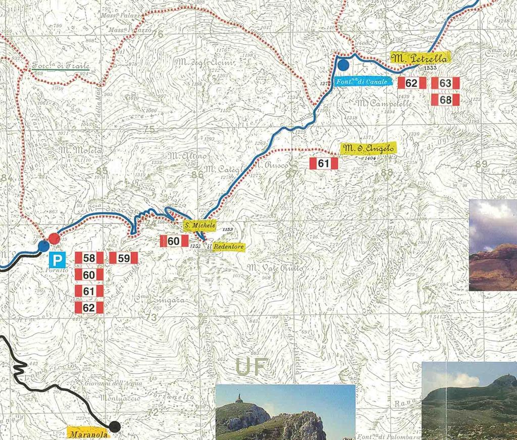 Per informazioni e prenotazione rivolgersi agli accompagnatori: AEV Sammuri Fabio 329 3347487 AV Landriani Rita 344 0471560 Mappa del