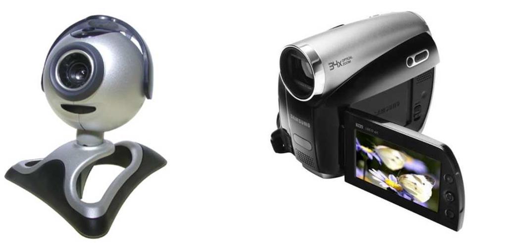 VIDEOCAMERA O WEBCAM La videocamera o webcam permette di