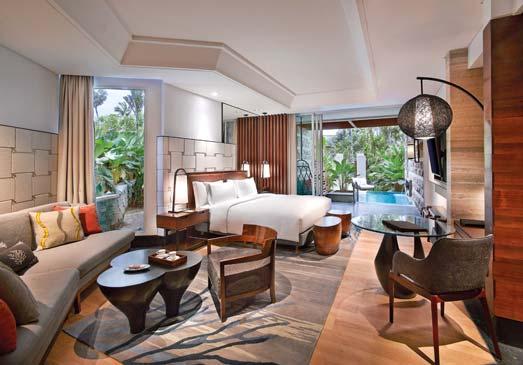 Sofitel Bali Nusa Dua Beach Resort 5* Nusa Dua La Posizione Unico resort di lusso a 5 stelle d ispirazione francese di Nusa Dua, proprio di fronte alla spiaggia, in un giardino tropicale di 8 ettari,