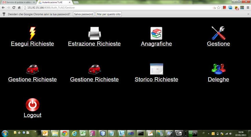 System Integration Gestione autorizzazioni Progetto: Gestione