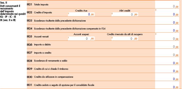 Infatti, le specifiche recitano che il campo Crediti d imposta regionali può essere presente solo se il Codice regione assume i valori 10 o 17.