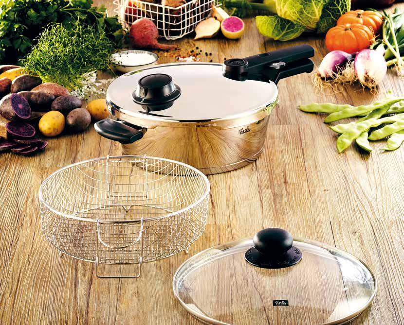 H H H H vitavit comfort Cottura sana rapida e 100% sicura La migliore pentola a pressione fissler di tutti i