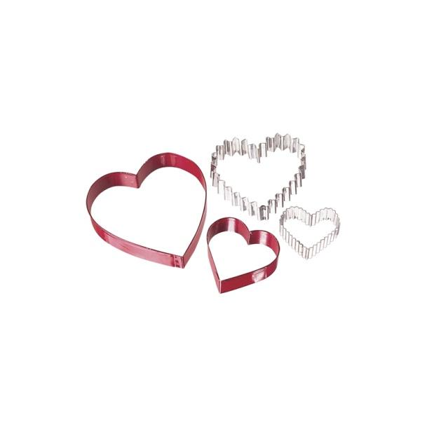 SET 3 PZ FORME TIMBRATAGLIA CUORE! 0269876! 1907-1132!