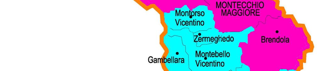 317 Montecchio Maggiore 23.526 Nogarole Vicentino 1.185 S.Pietro Mussolino 1.613 Area Sud 41.