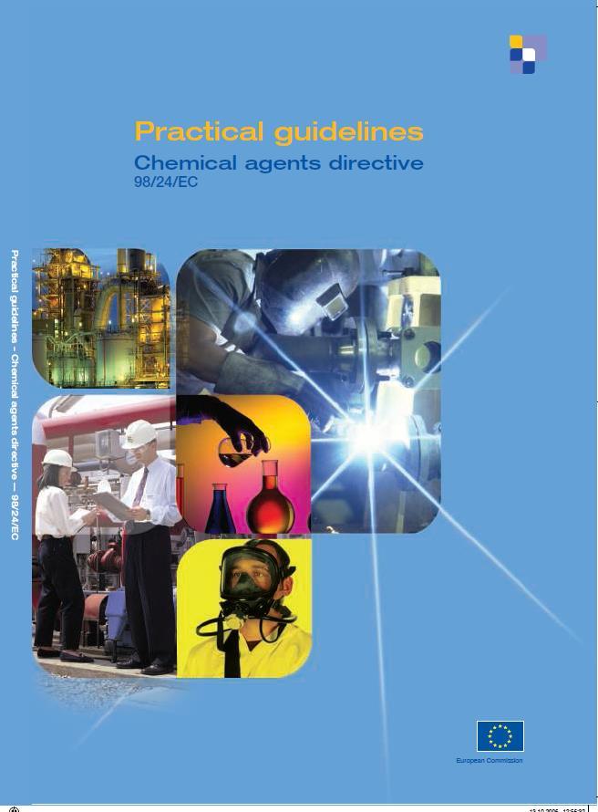 Modello di Valutazione del Rischio proposto Una parte significativa della Linea Guida prende spunto dalla Guida pratica Direttiva agenti chimici 98/24/CE della Commissione Europea LINEE DIRETTRICI